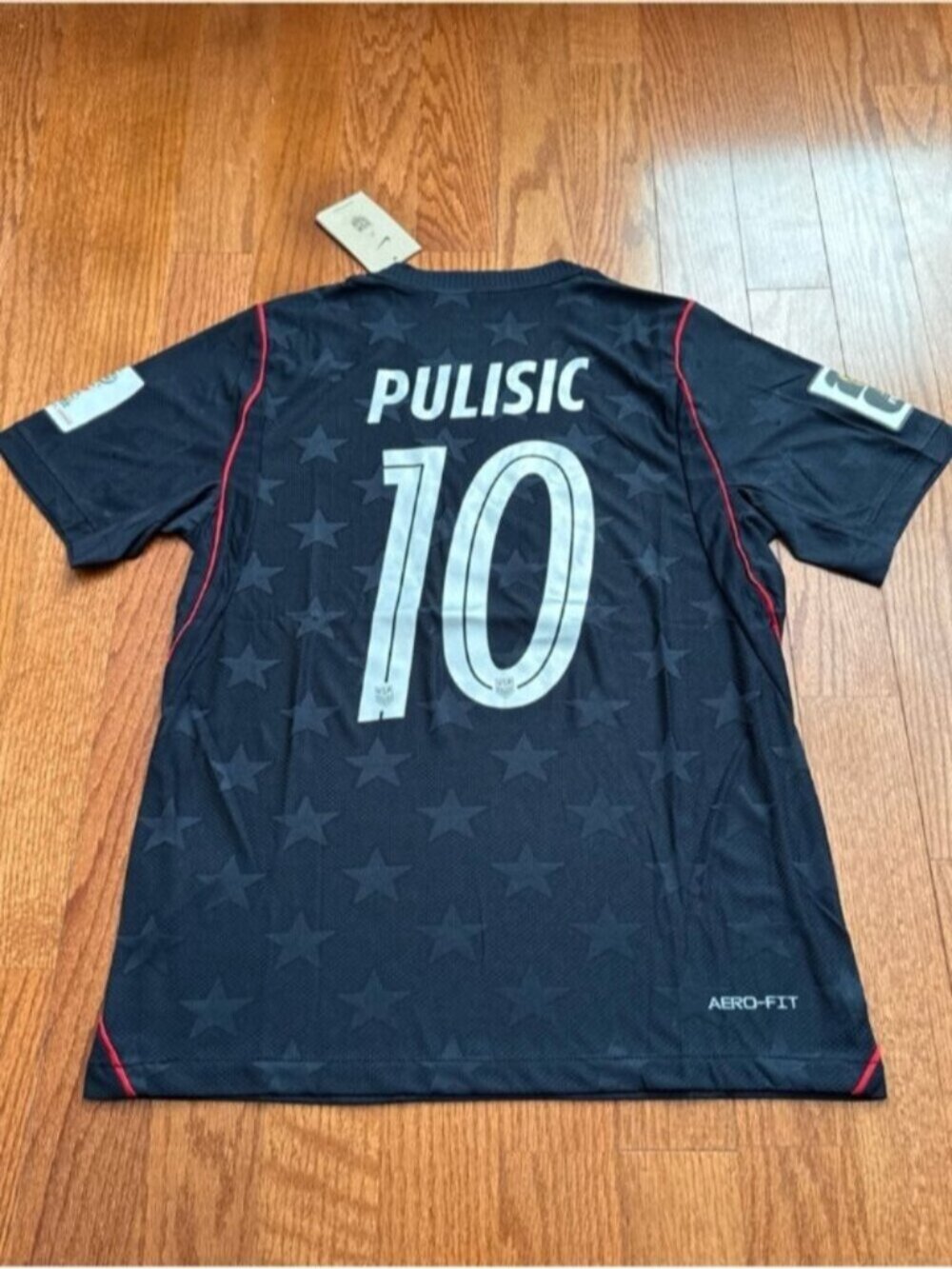 Nike Men’s Christian Pulisic #10 Black Soccer Jersey